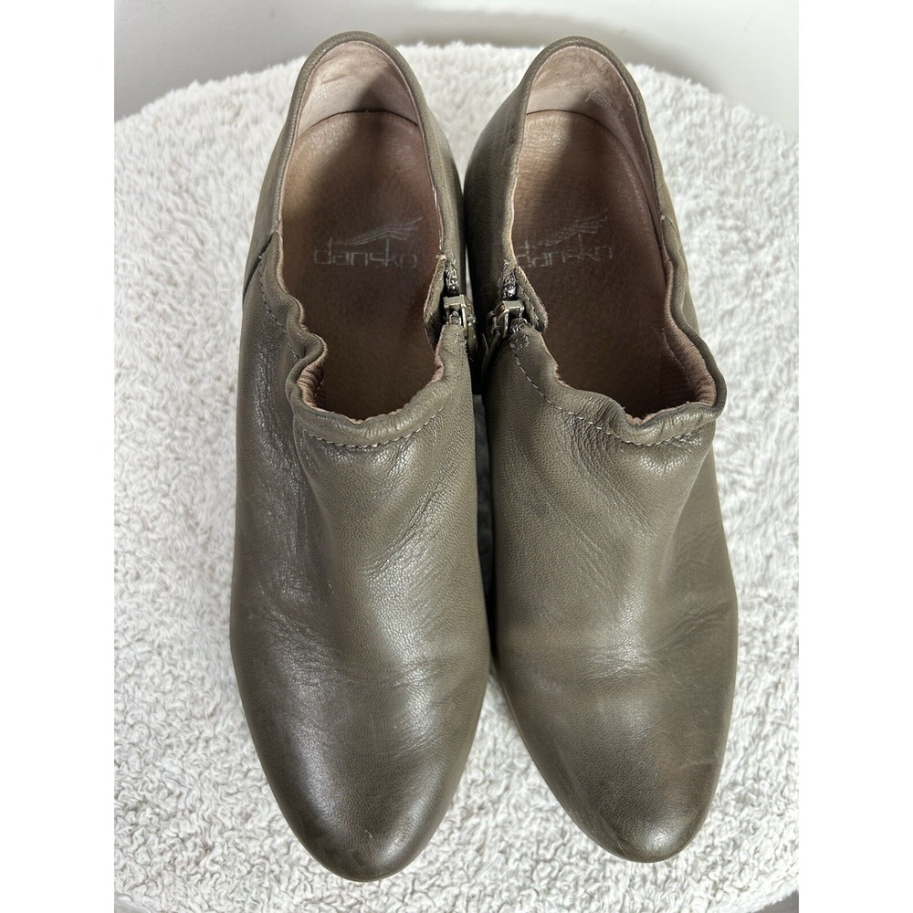 Dansko Debbie Burnished Ankle Boots, Taupe, Women's 37 EU (US 6.5-7) - Picture 6 of 15